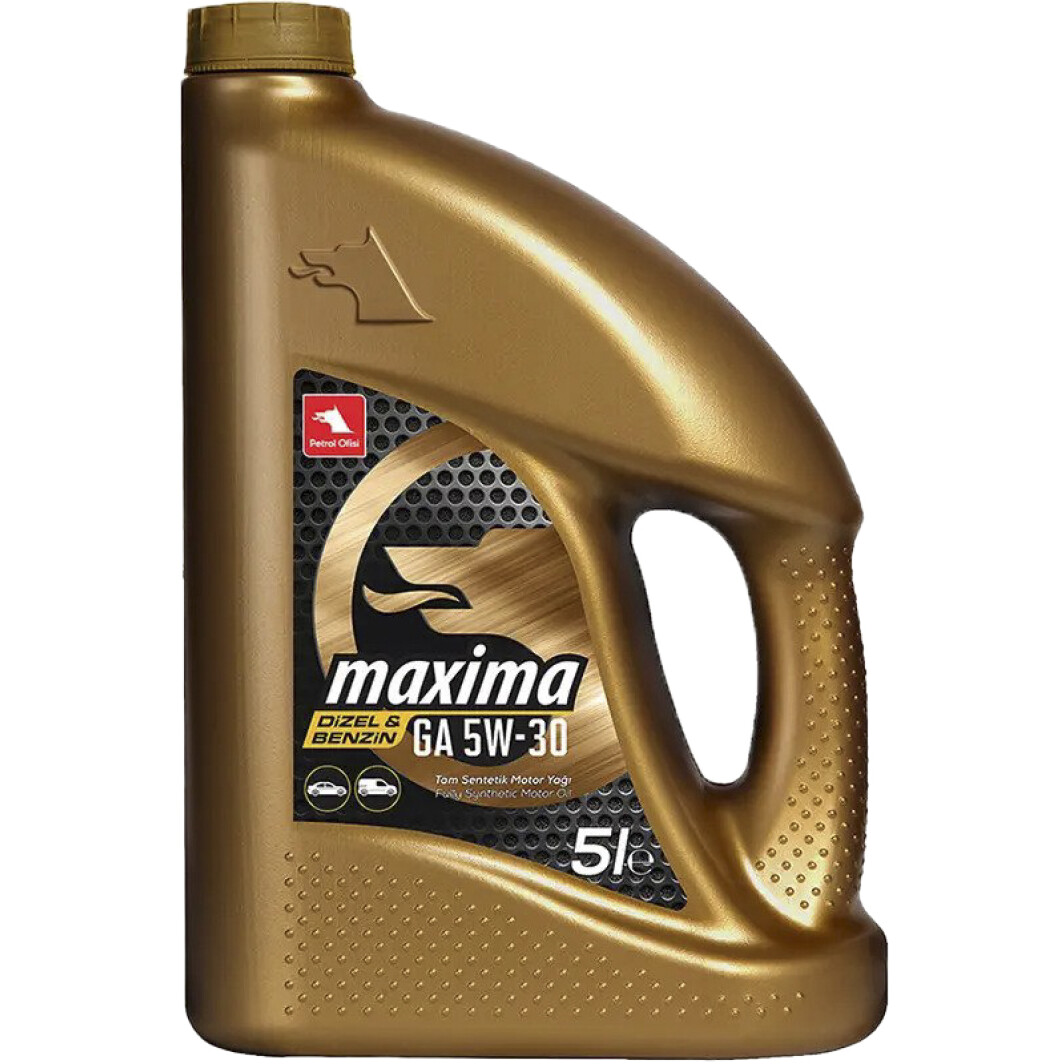 Моторное масло Petrol Ofisi Maxima GA 5W-30 5 л на Ford Mustang