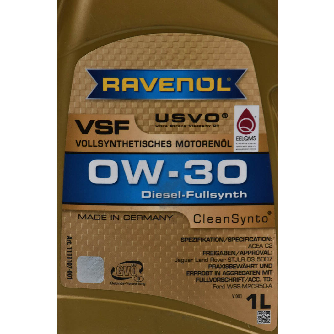 Моторна олива Ravenol VSF 0W-30 1 л на Lancia Kappa