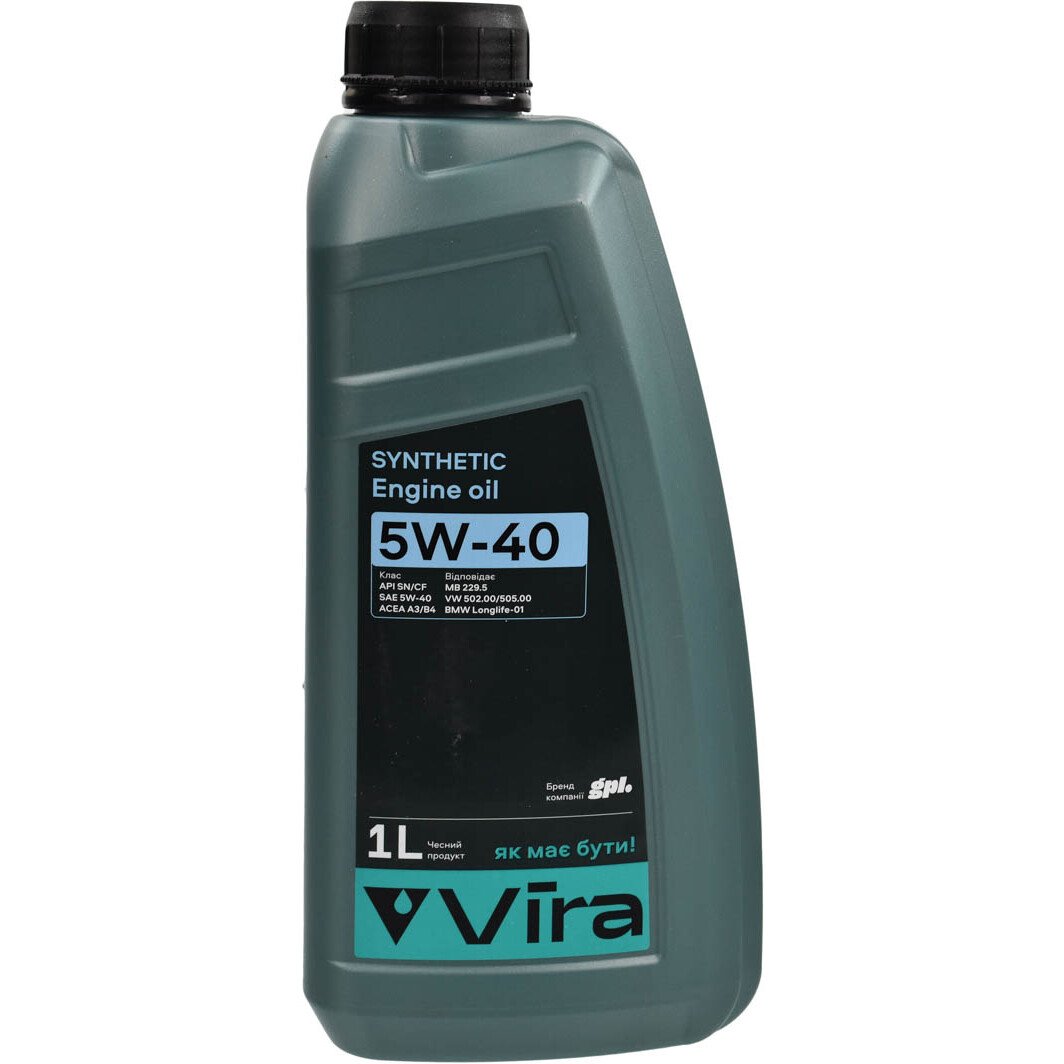 Моторна олива VIRA Synthetic 5W-40 1 л на Citroen C5