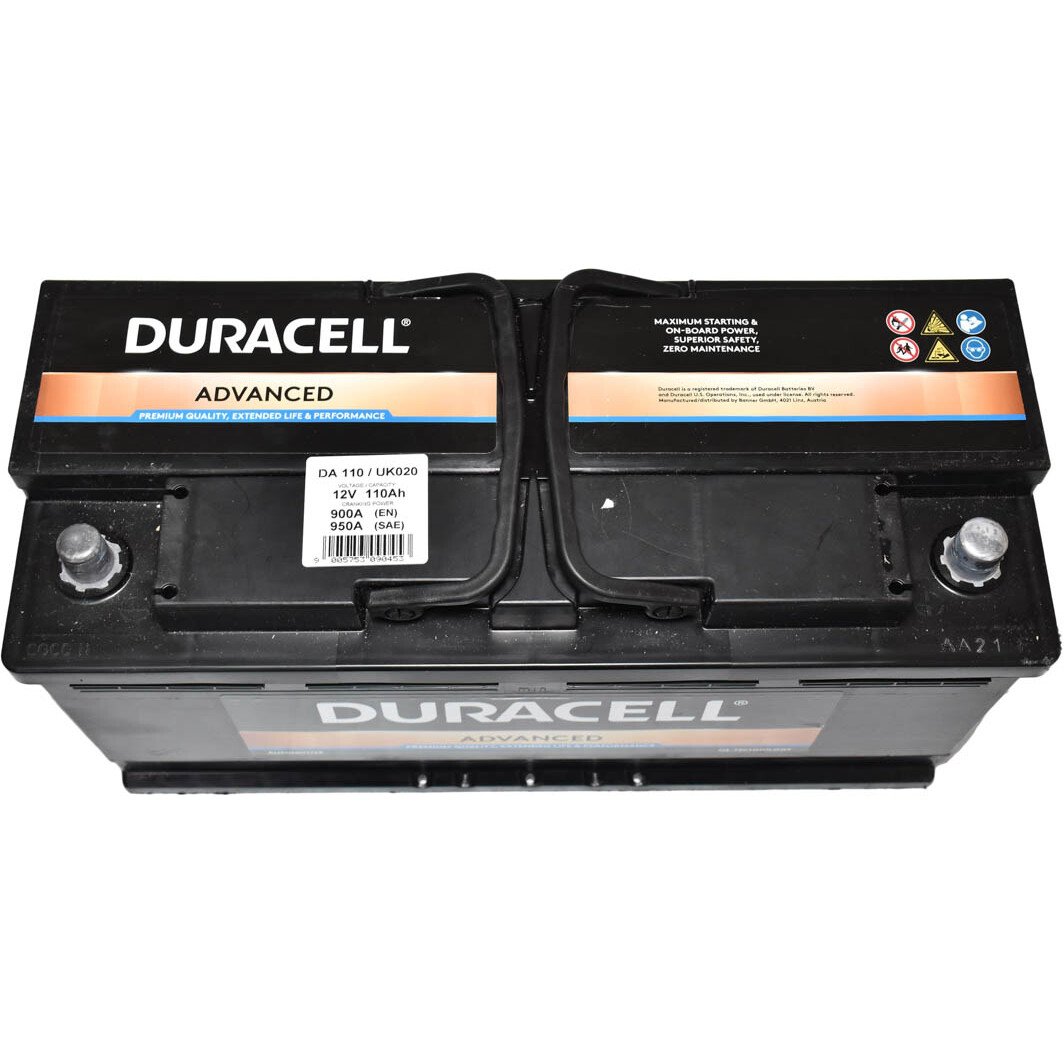 Аккумулятор Duracell 6 CT-110-R Advanced DA110