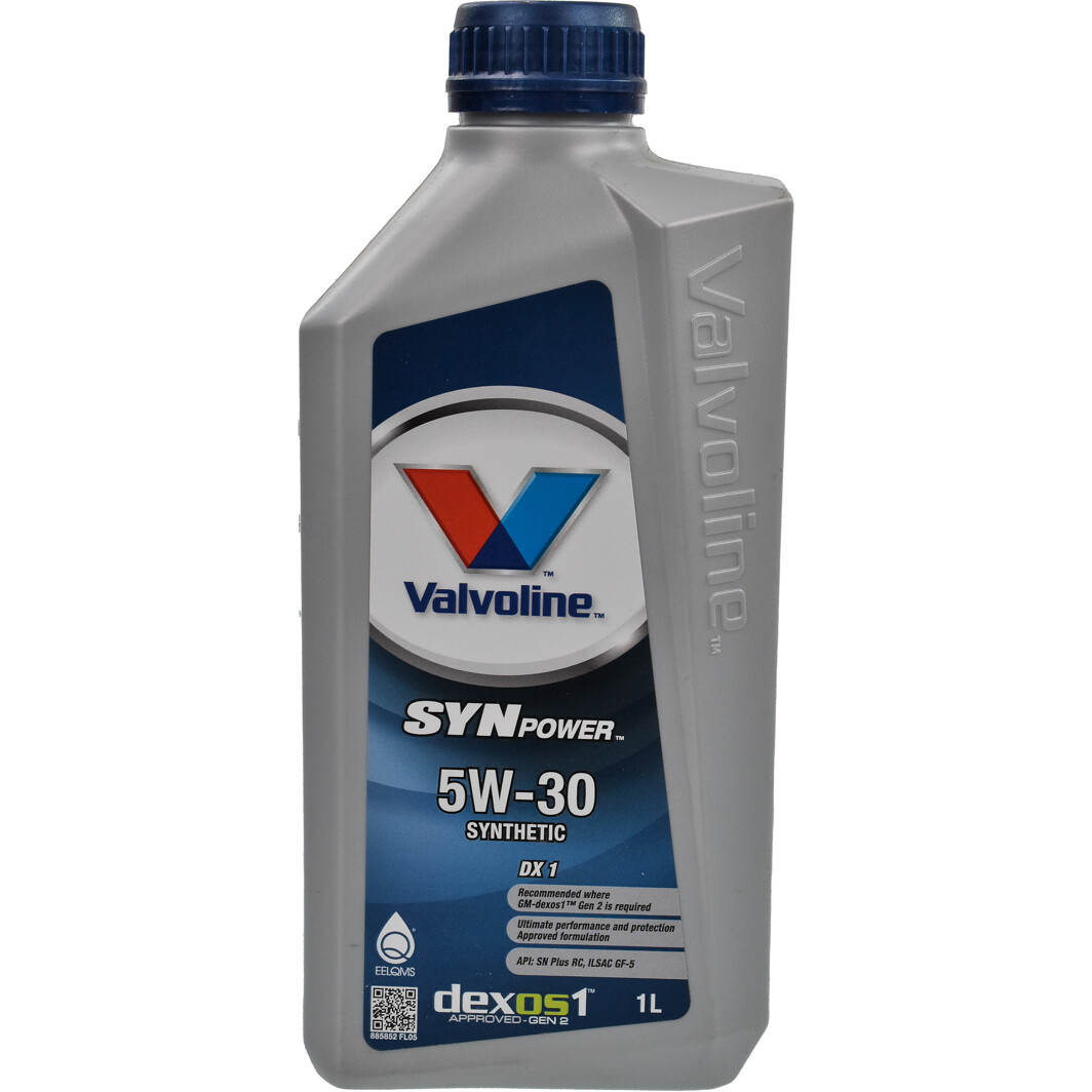 Моторна олива Valvoline SynPower DX1 5W-30 1 л на Renault Kangoo