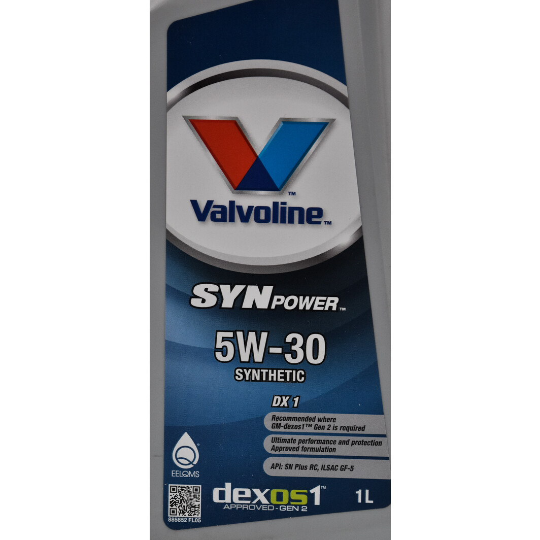 Моторное масло Valvoline SynPower DX1 5W-30 1 л на Dodge Ram Van