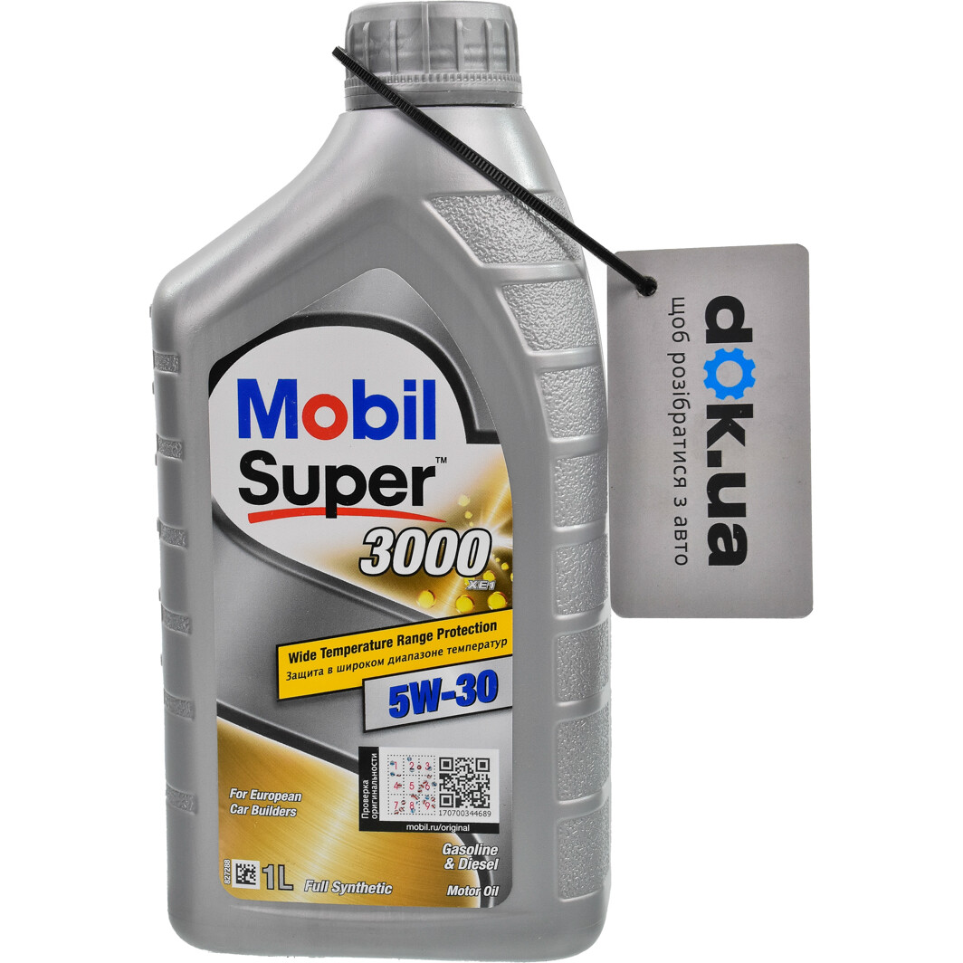 Моторна олива Mobil Super 3000 XE 1 5W-30 1 л на Chevrolet Kalos