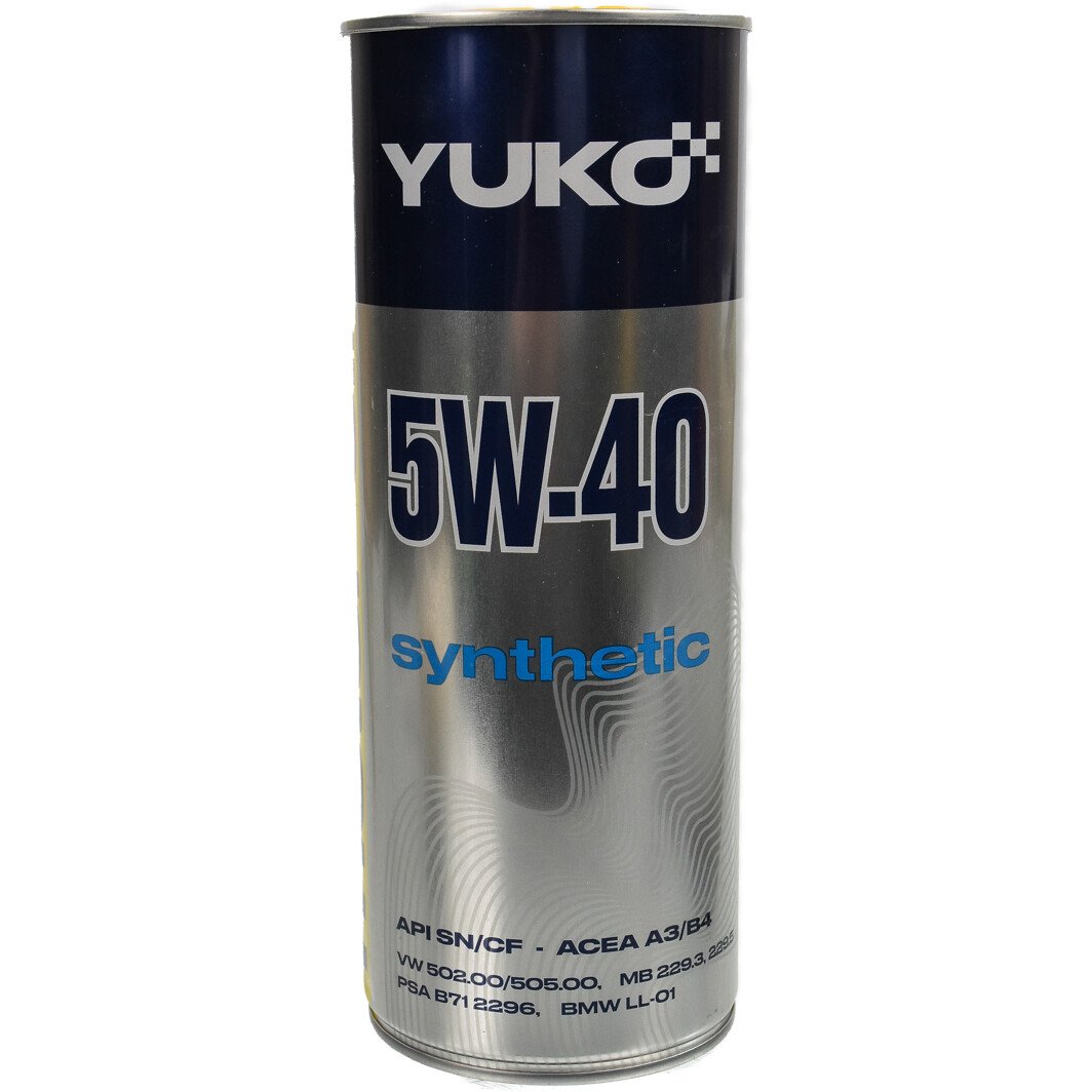 Моторное масло Yuko Synthetic 5W-40 1 л на Fiat Stilo
