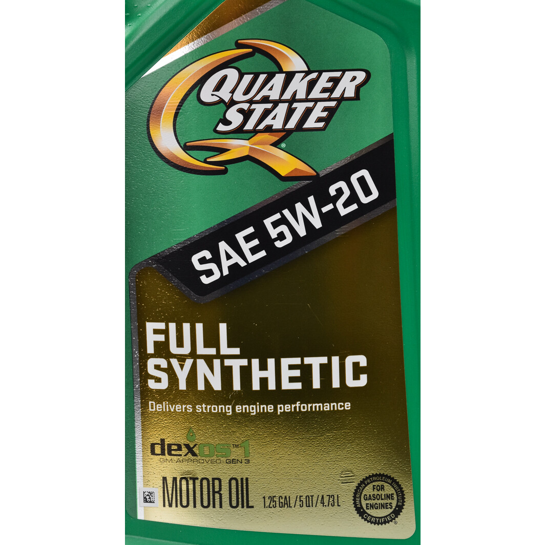 Моторное масло QUAKER STATE Full Synthetic 5W-20 4,73 л на Kia Pregio