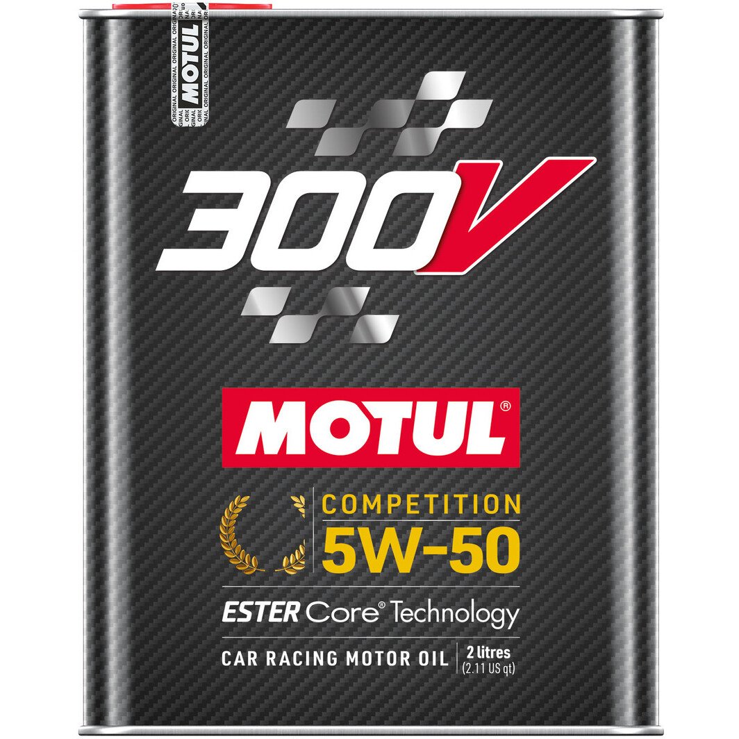 Моторное масло Motul 300V Competition 5W-50 2 л на Ford Mustang