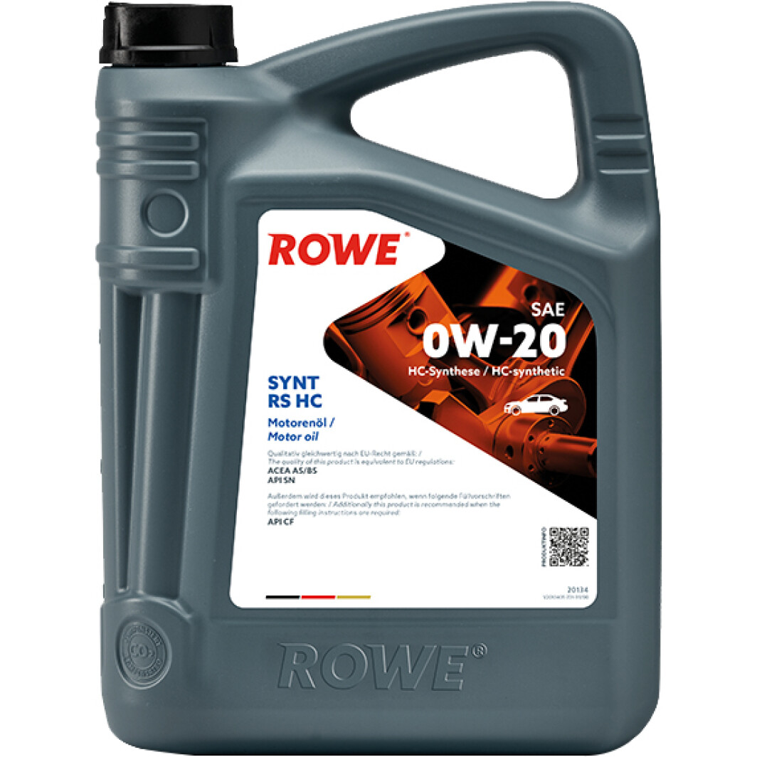 Моторное масло Rowe Synt RS HC 0W-20 5 л на Daewoo Nubira