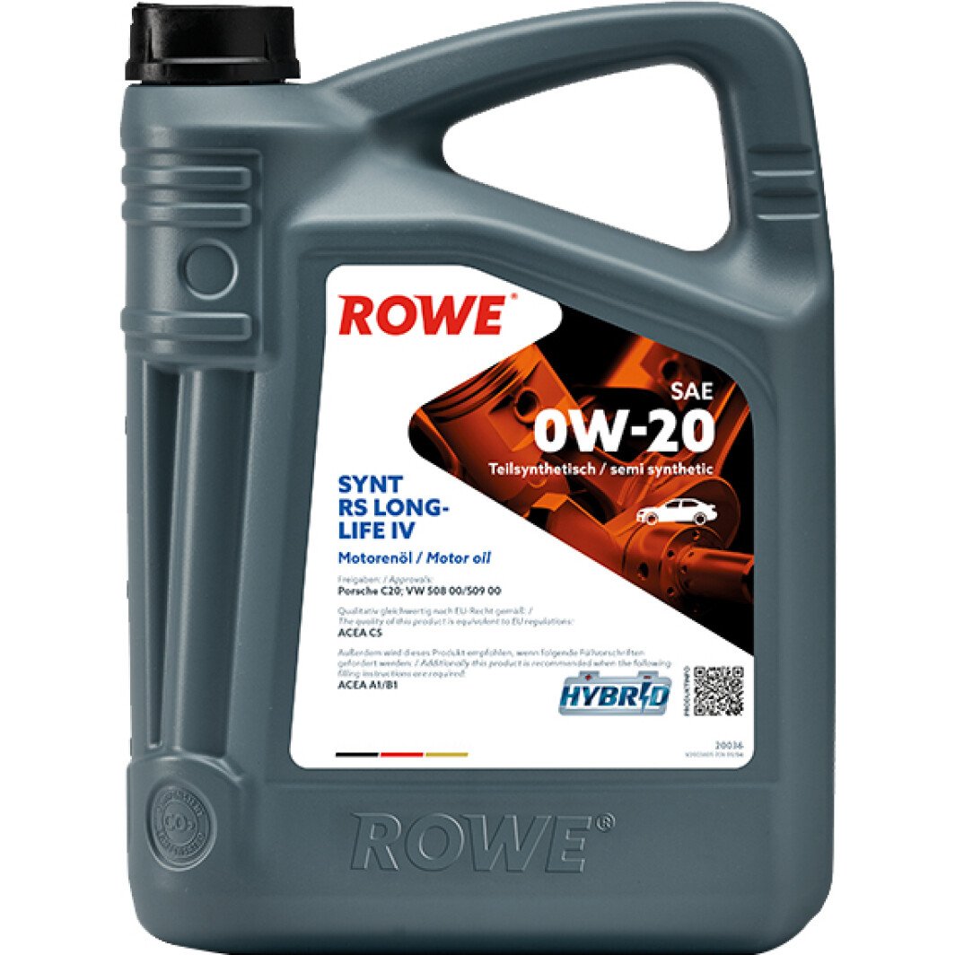 Моторное масло Rowe Synt RS LongLife IV 0W-20 5 л на Daewoo Nubira
