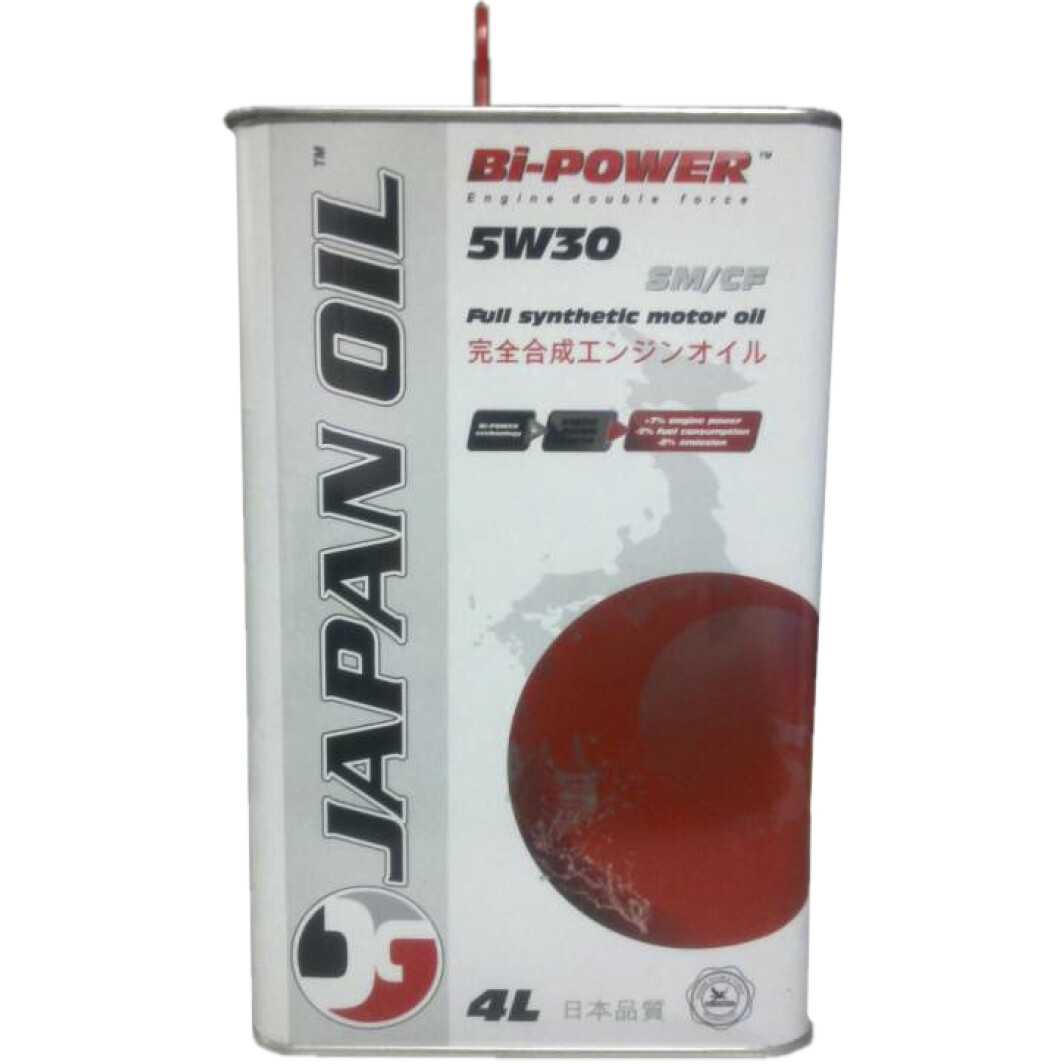 Моторное масло Bi-Power Japan Oil 5W-30 4 л на Renault Fluence