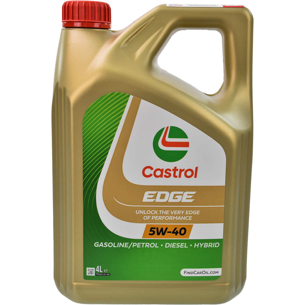 Моторное масло Castrol EDGE 5W-40 для Fiat 500 4 л на Fiat 500