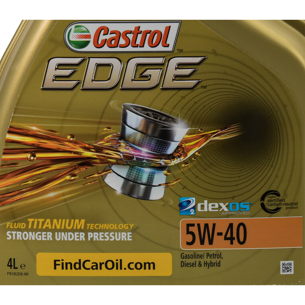 Castrol EDGE 5W-40 (4 л) моторна олива 4 л