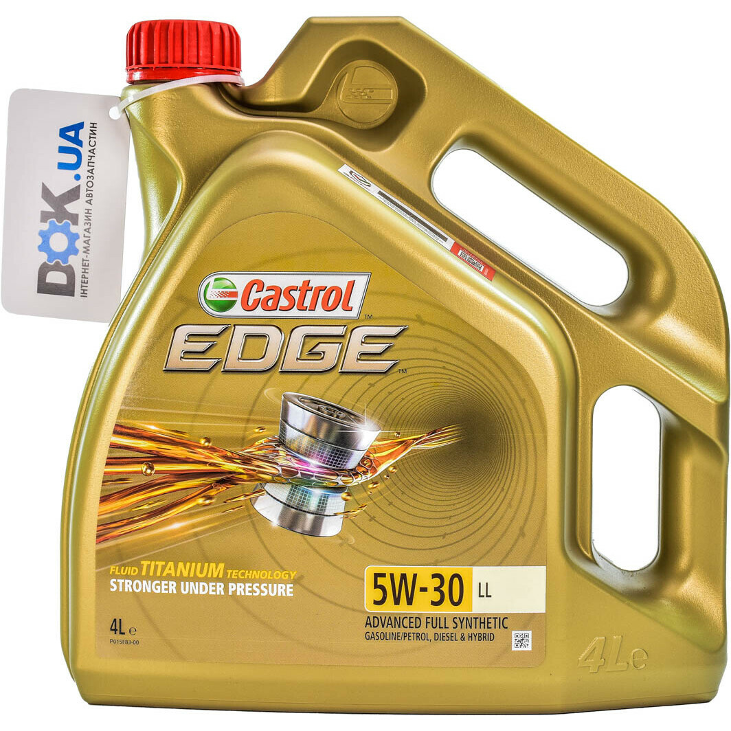 Моторное масло Castrol EDGE LL 5W-30 4 л на Chevrolet Spark