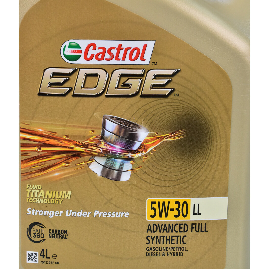 Моторное масло Castrol EDGE LL 5W-30 4 л на Chevrolet Spark