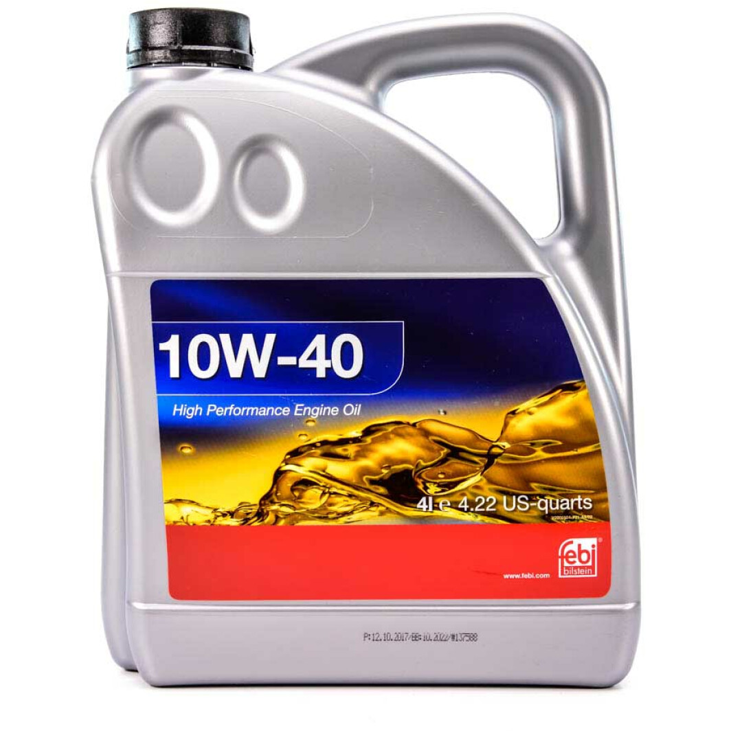 Моторное масло Febi 10W-40 4 л на Volkswagen Up