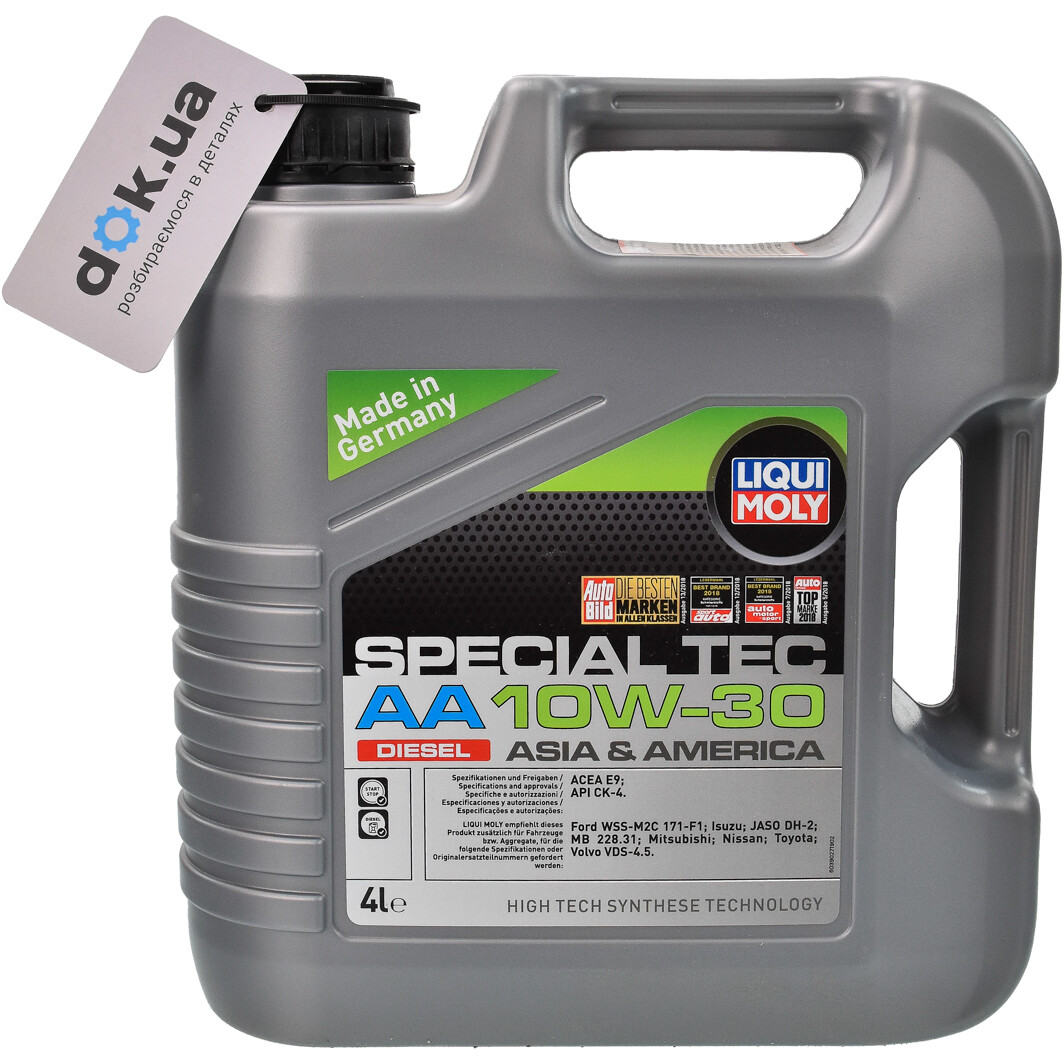 Моторна олива Liqui Moly Special Tec AA Diesel 10W-30 на Honda City