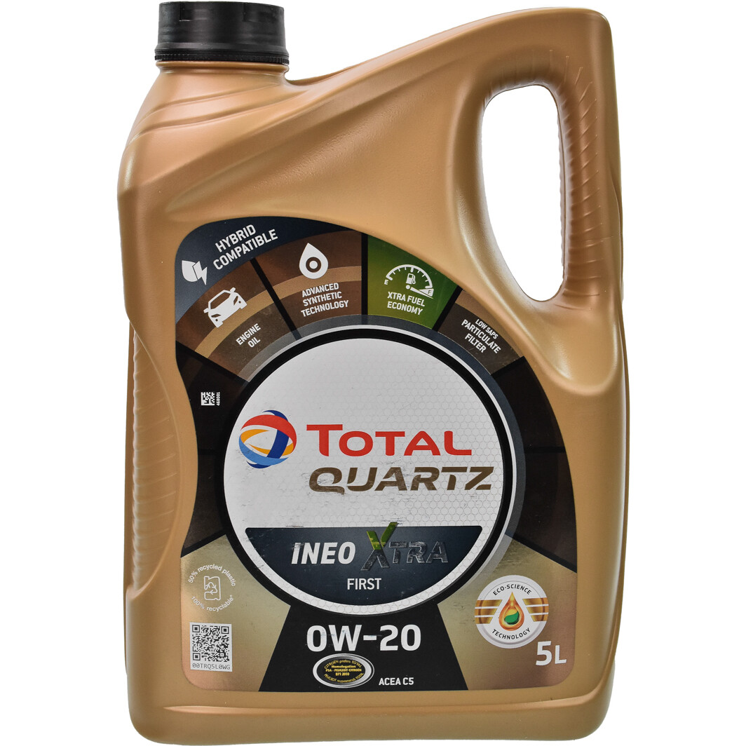 Моторное масло Total Quartz Ineo First 0W-20 5 л на Acura Legend