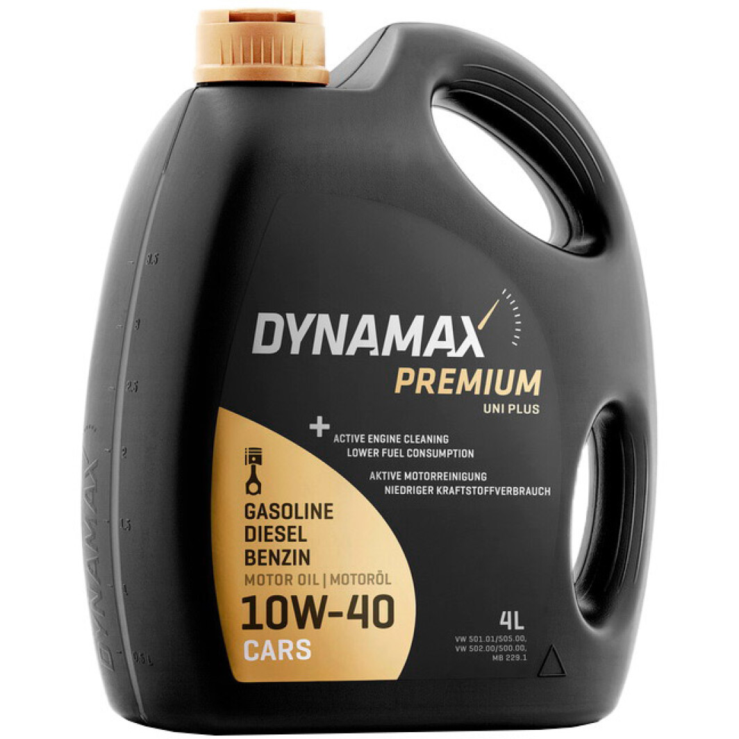 Моторное масло Dynamax Premium Uni Plus 10W-40 4 л на Chrysler Le Baron