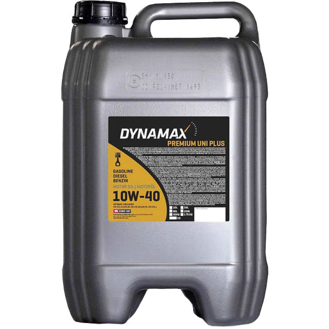 Моторное масло Dynamax Premium Uni Plus 10W-40 20 л на Chrysler Le Baron