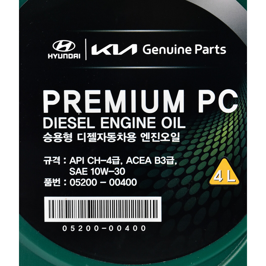 Моторна олива Hyundai Premium PC Diesel 10W-30 4 л на Opel Monterey