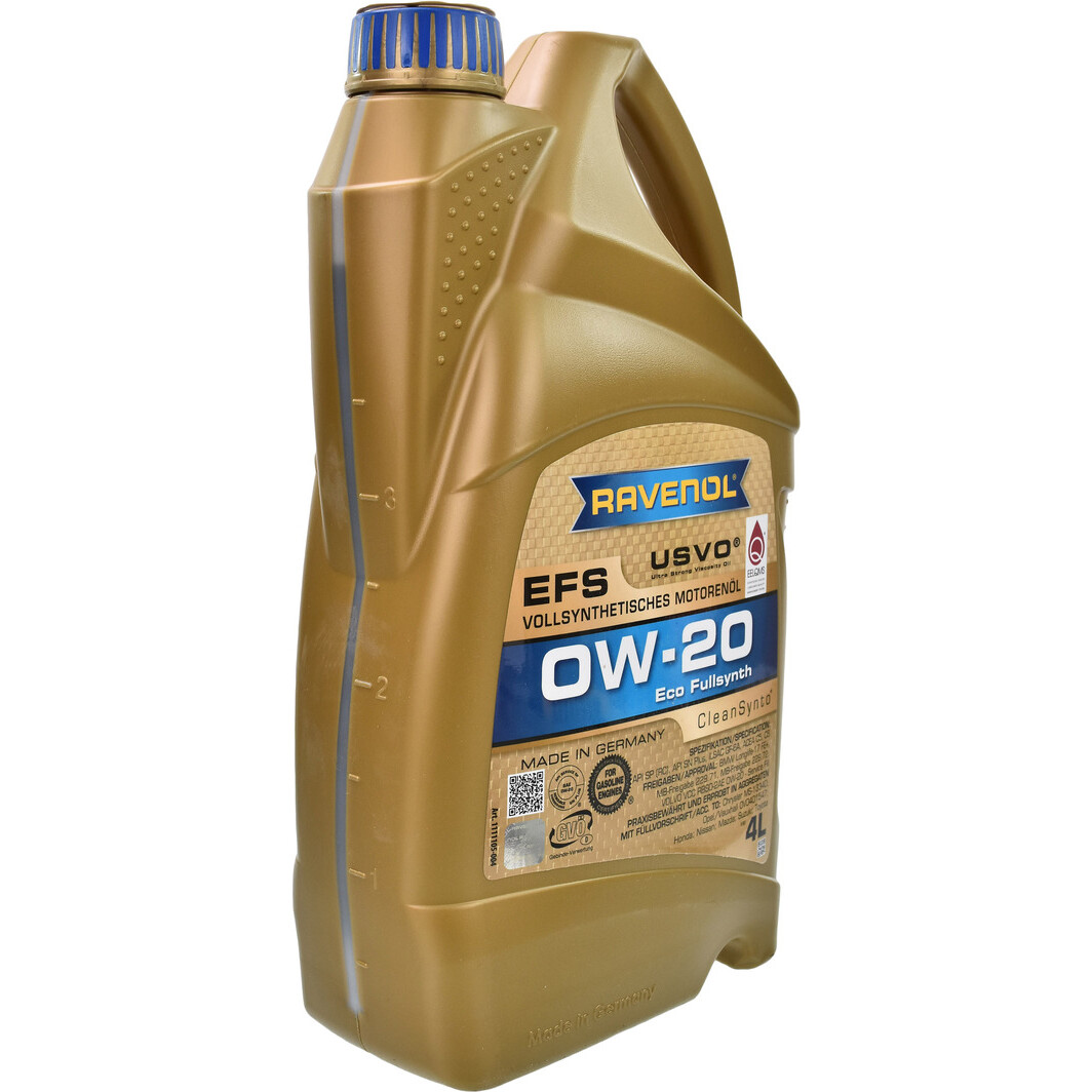 Моторна олива Ravenol EFS 0W-20 4 л на Chevrolet Matiz