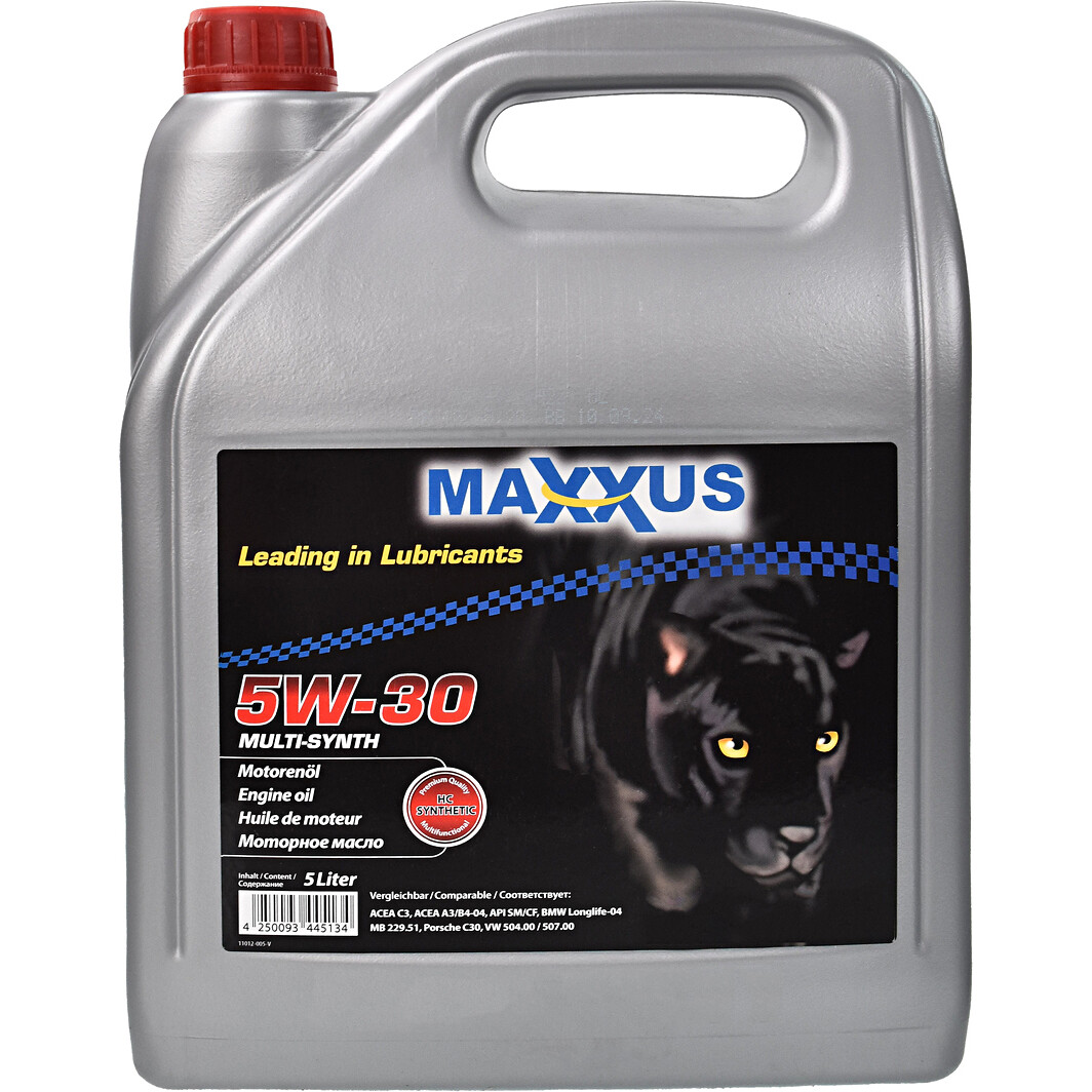 Моторное масло Maxxus Multi-SYNTH 5W-30 5 л на Skoda Superb