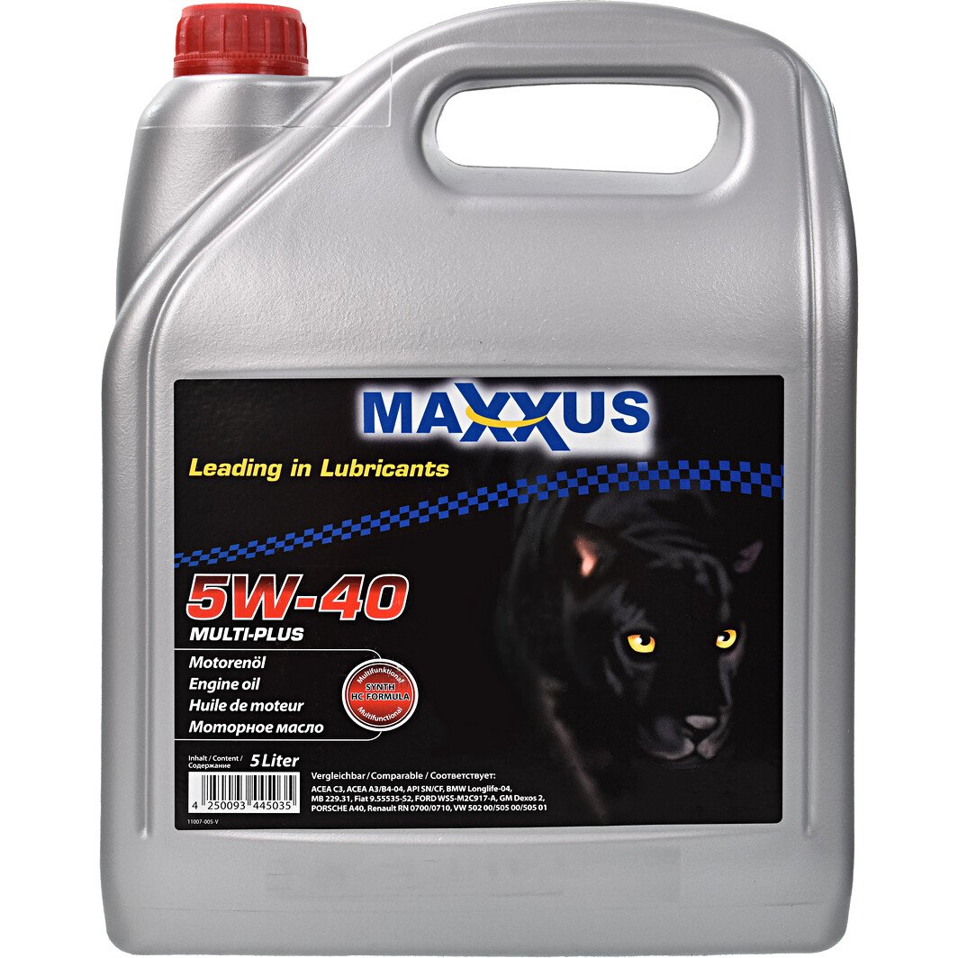 Моторное масло Maxxus Multi-Plus 5W-40 5 л на Chevrolet Impala