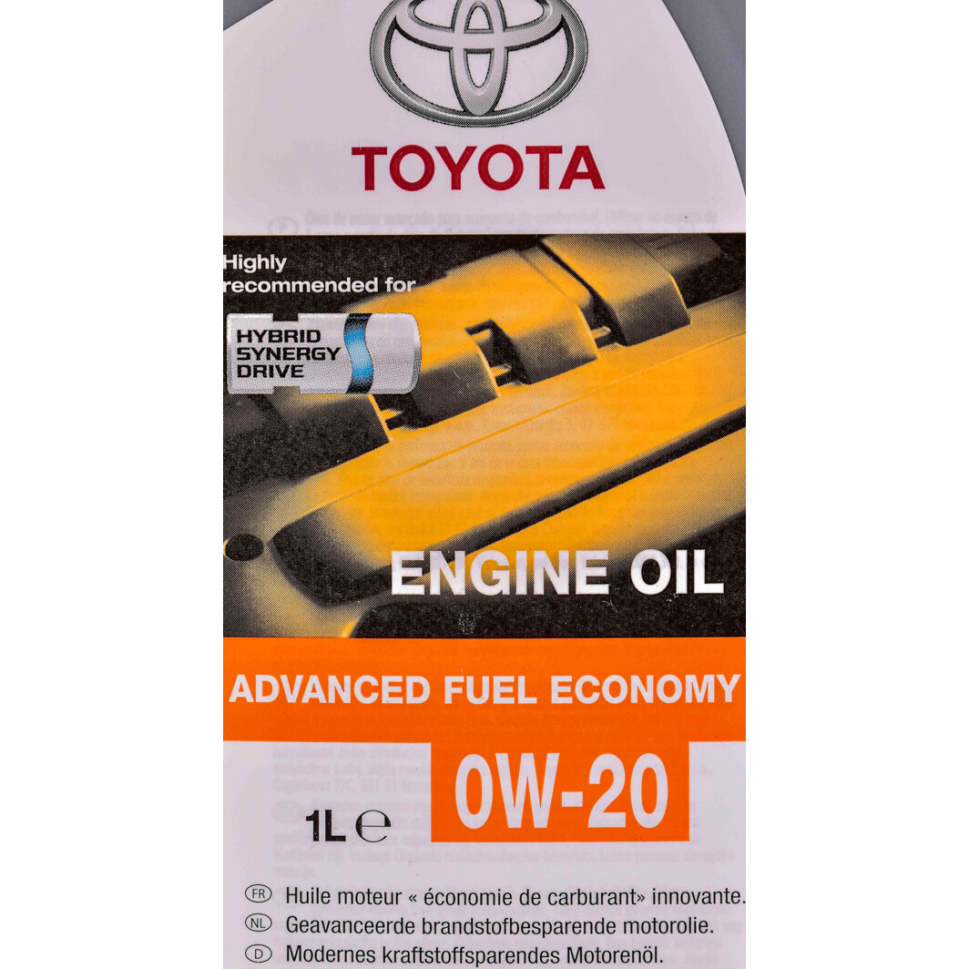 Моторное масло Toyota Fuel Economy 0W-20 1 л на Renault Captur