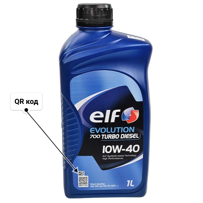 Масло Elf Evolution 700 Turbo Diesel 10W-40 1 л