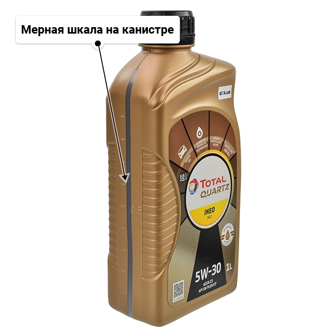 Total Quartz Ineo MC3 5W-30 (1 л) моторное масло 1 л