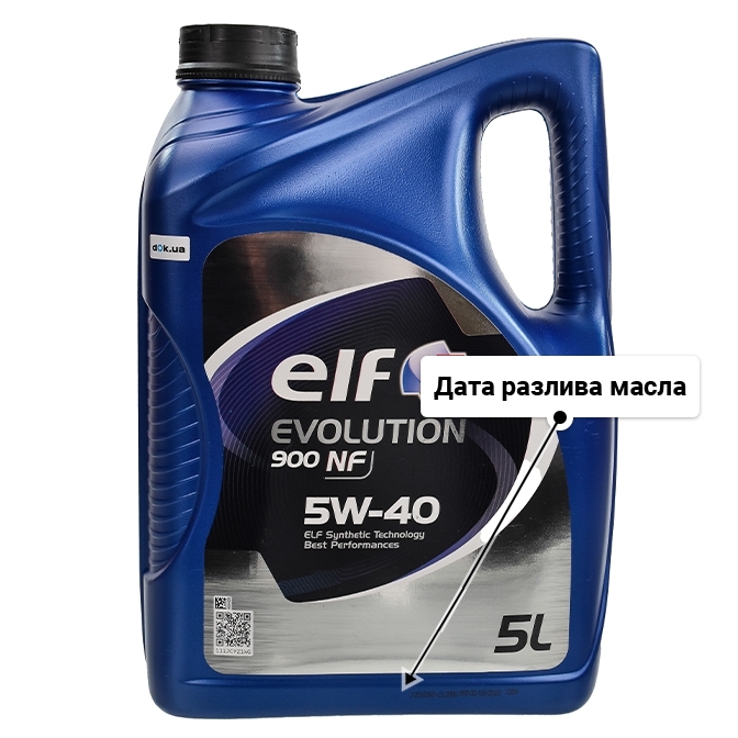 Масло Elf Evolution 900 NF 5W-40 5 л