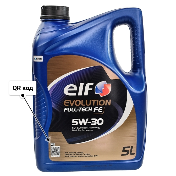 Масло Elf Evolution Full-Tech FE 5W-30 5 л