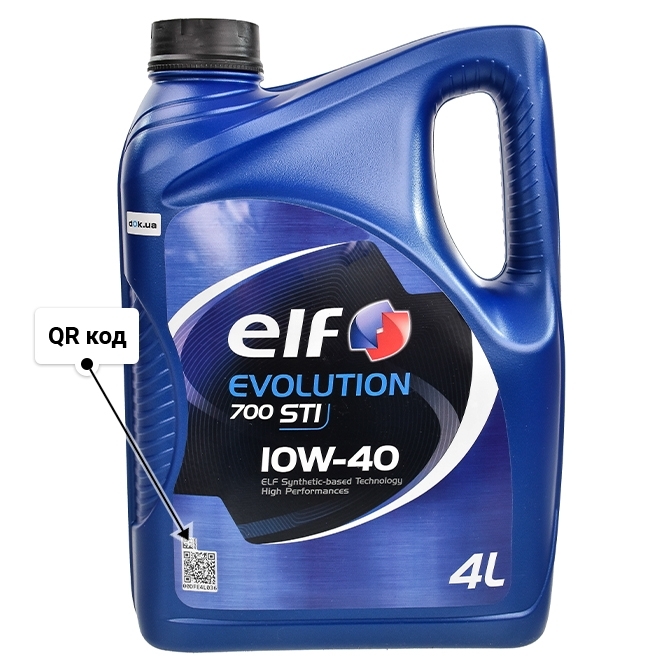 Олива Elf Evolution 700 STI 10W-40 4 л