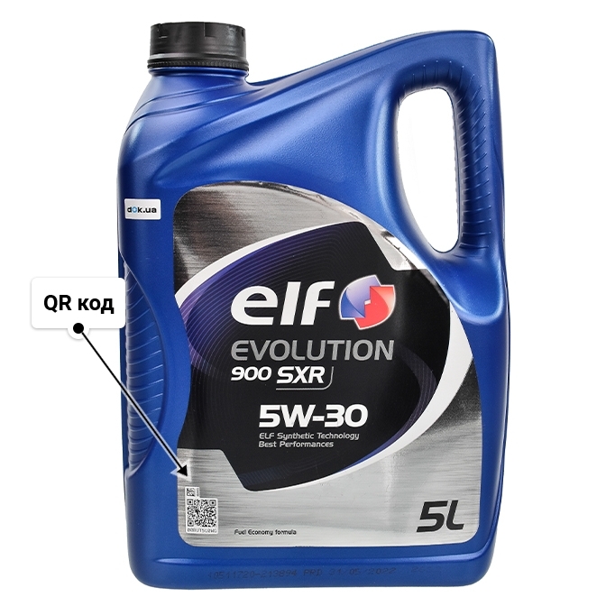 Масло Elf Evolution 900 SXR 5W-30 5 л