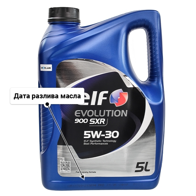 Масло Elf Evolution 900 SXR 5W-30 5 л