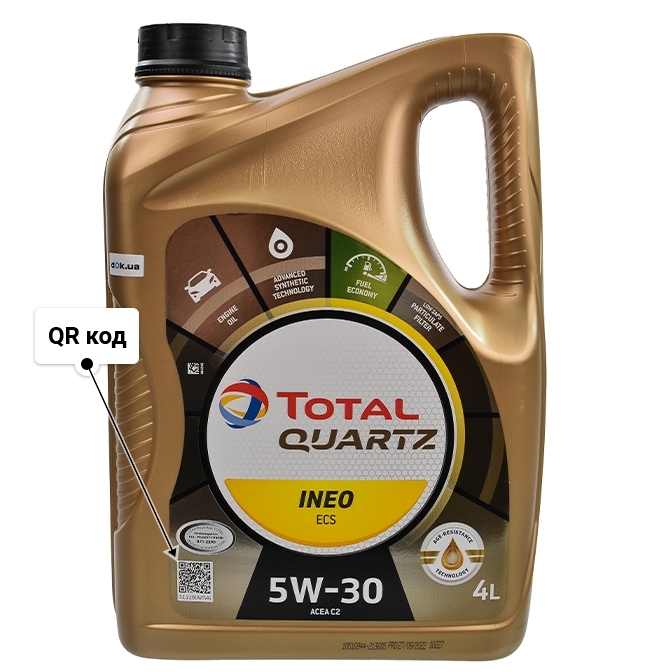 Олива Total Quartz Ineo ECS 5W-30 4 л