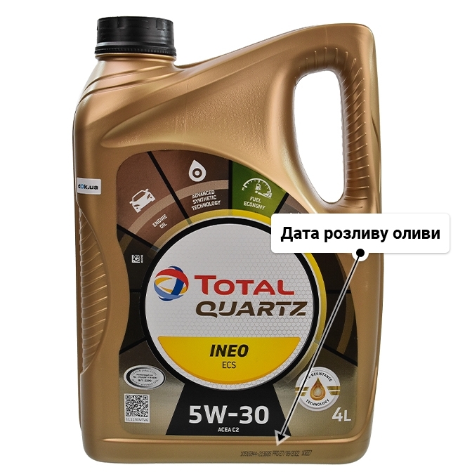Олива Total Quartz Ineo ECS 5W-30 4 л