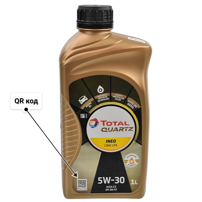 Олива Total Quartz Ineo Long Life 5W-30 1 л