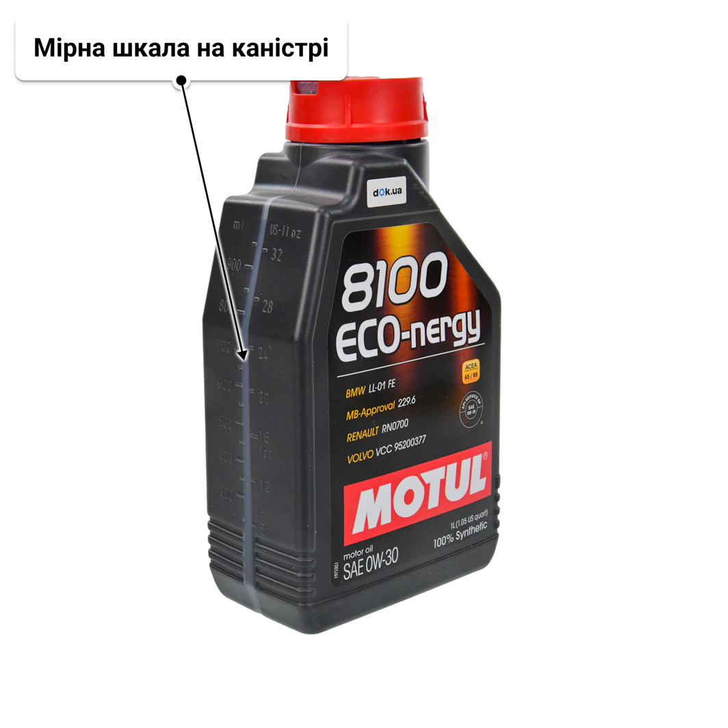 Олива Motul 8100 Eco-Nergy 0W-30 1 л