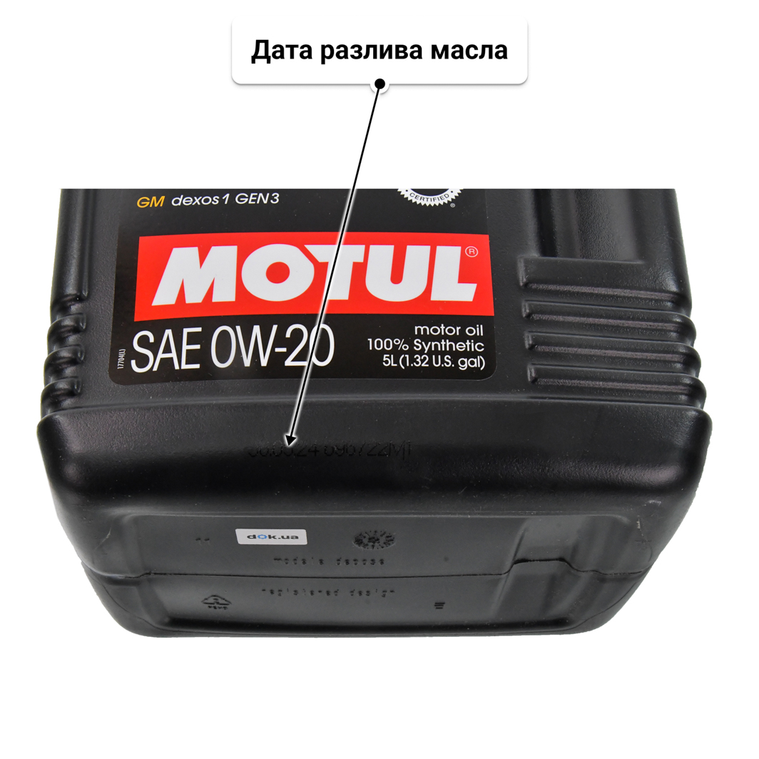 Масло Motul 8100 Eco-Lite 0W-20 5 л