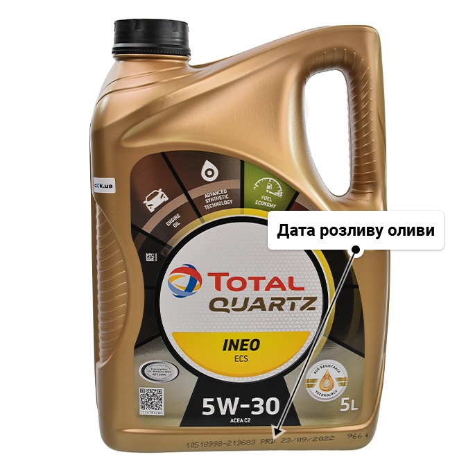 Олива Total Quartz Ineo ECS 5W-30 5 л