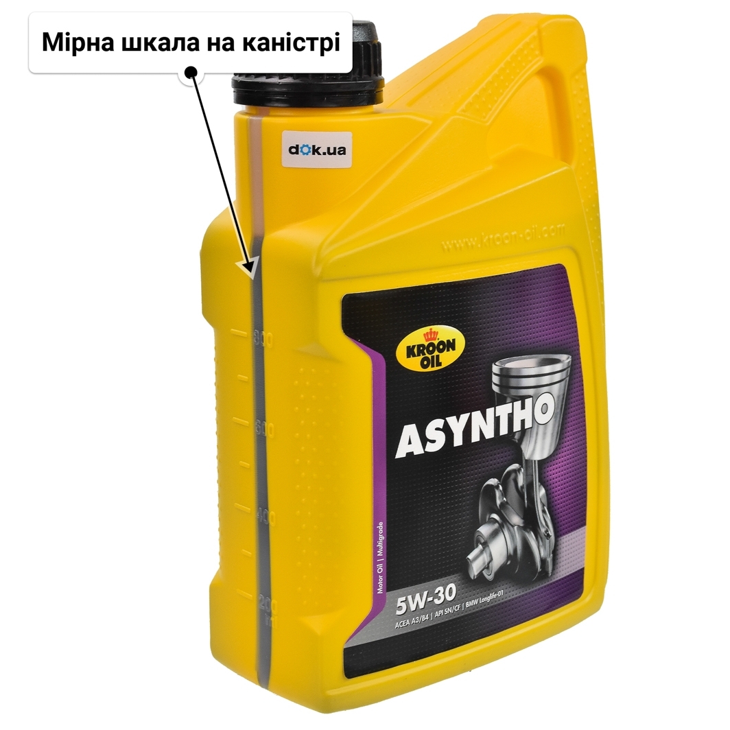 Олива Kroon Oil Asyntho 5W-30 для Mitsubishi Pajero 1 л