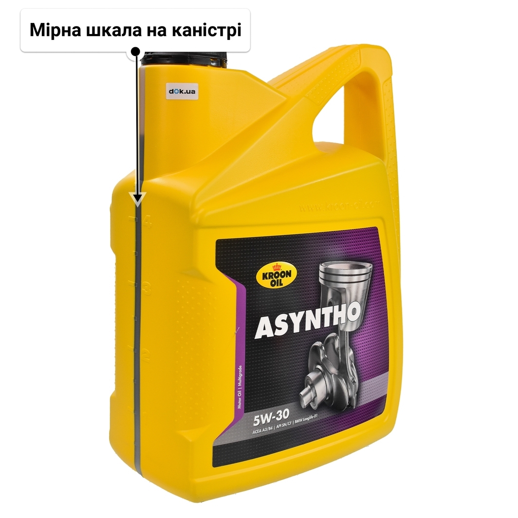 Олива Kroon Oil Asyntho 5W-30 для Mitsubishi Pajero 5 л
