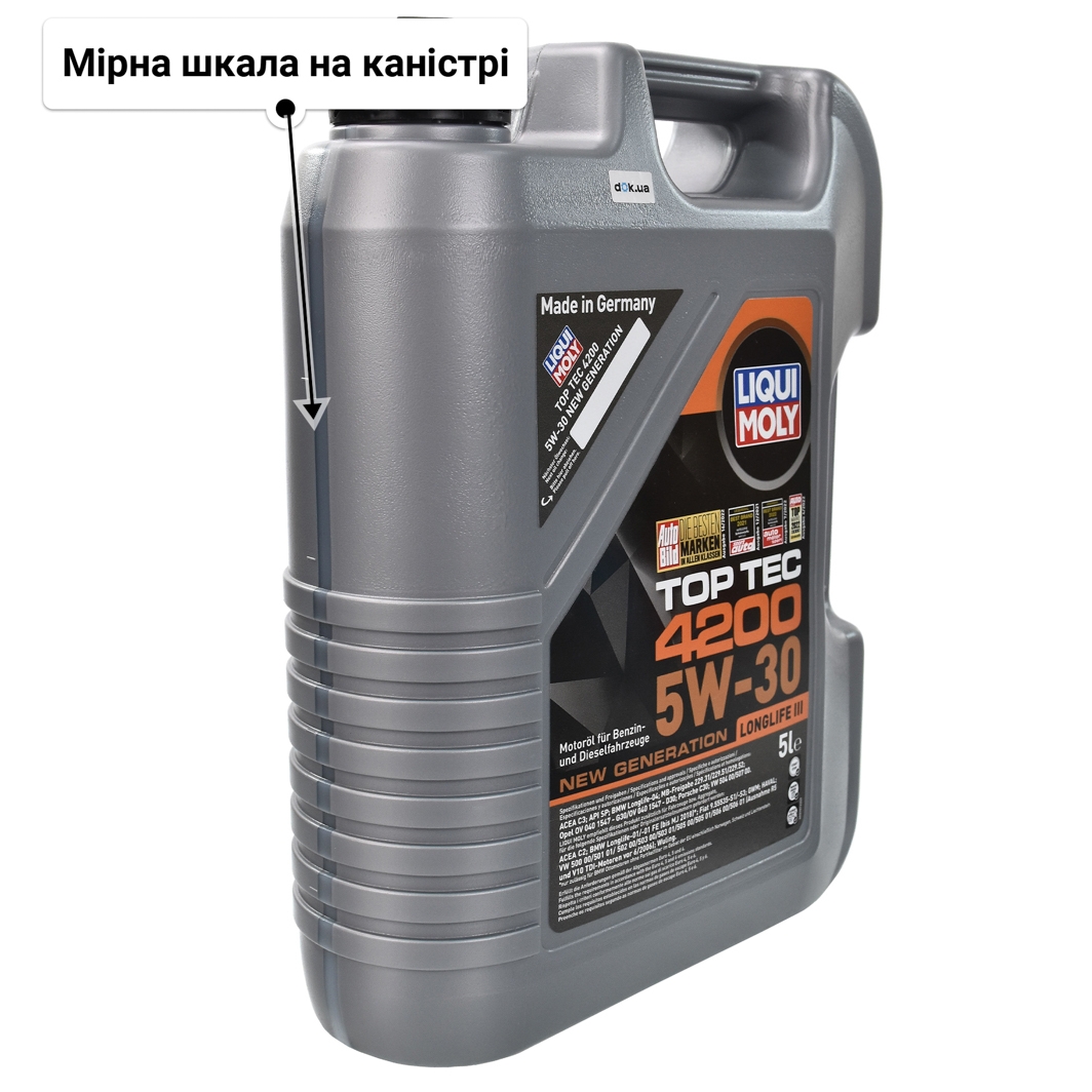 Liqui Moly Top Tec 4200 5W-30 (5 л) моторна олива 5 л
