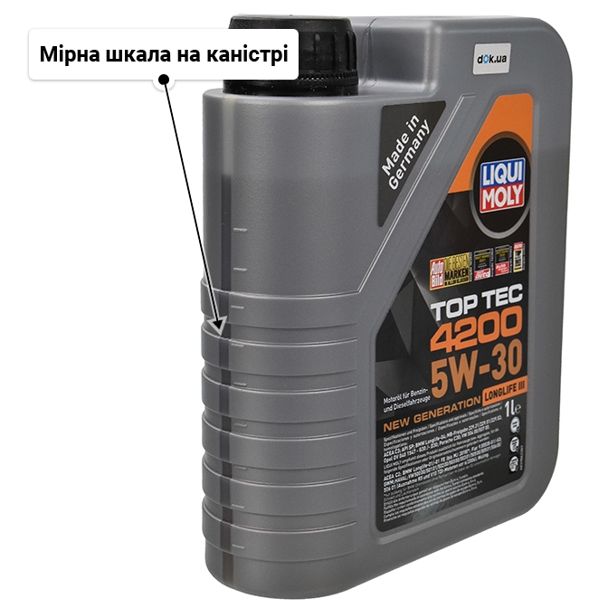 Олива Liqui Moly Top Tec 4200 5W-30 для Lancia Zeta 1 л