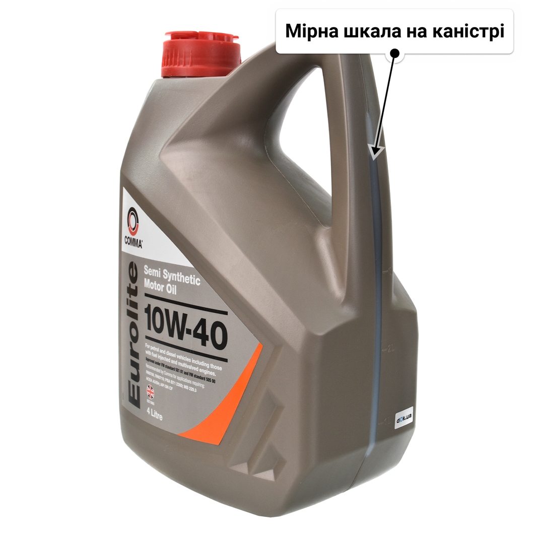 Олива Comma Eurolite 10W-40 4 л