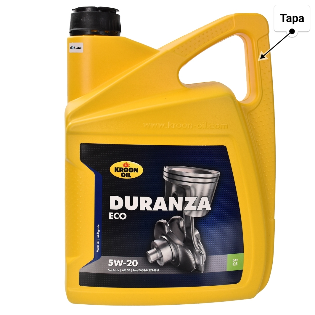 Олива Kroon Oil Duranza ECO 5W-20 5 л