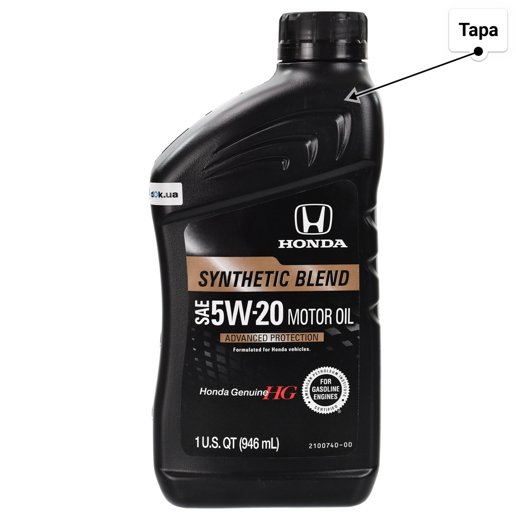 Олива Honda Genuine Synthetic Blend 5W-20 0.95 л