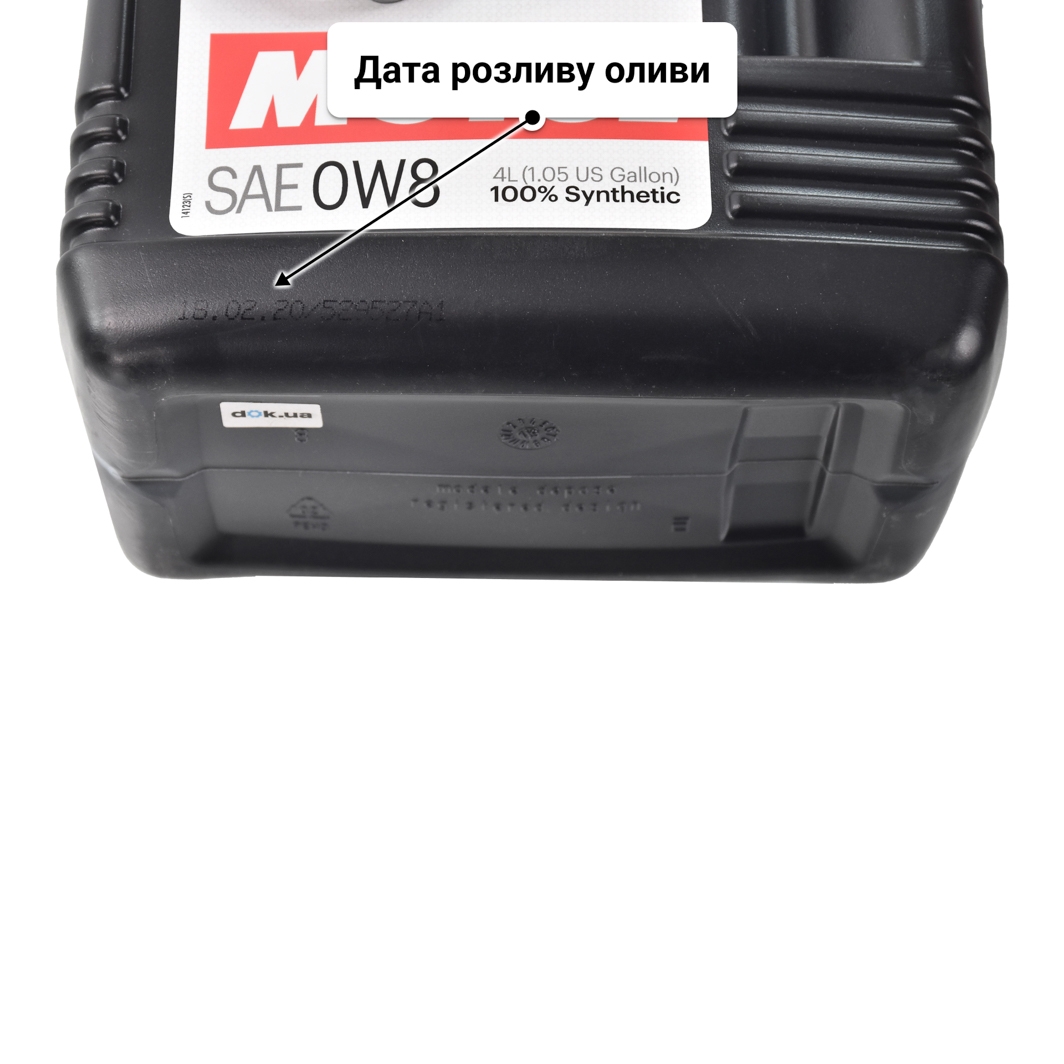 Олива Motul Hybrid 0W-8 4 л