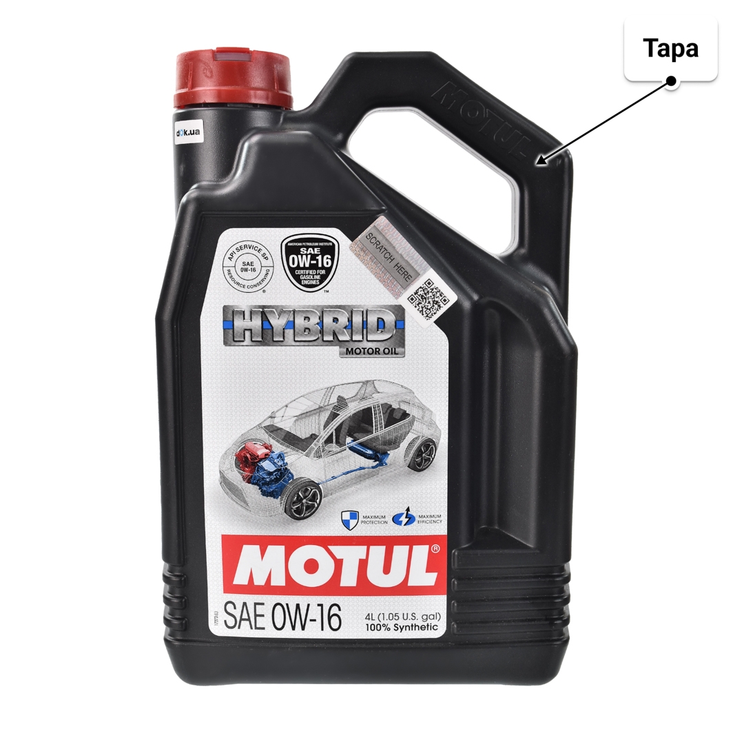 Масло Motul Hybrid 0W-16 4 л