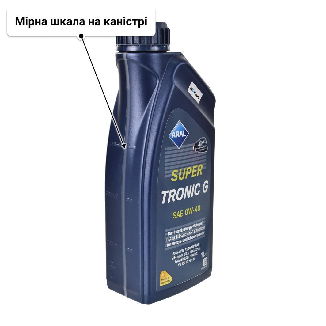 Олива Aral SuperTronic G 0W-40 1 л